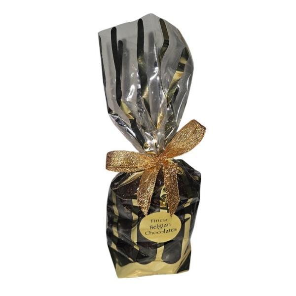 Whole Figs Covered In Belgian Dark Chocolate Gift Bag Duva Chocolates 180g